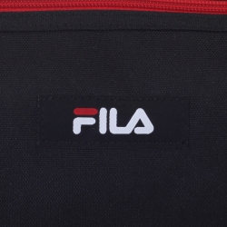 Fila Linear Mini Round - Miesten Olkalaukku - Mustat | FI-66420